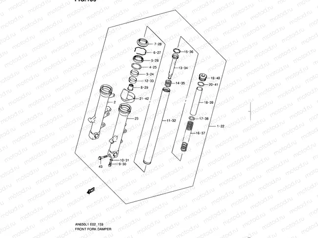 159 - FRONT FORK DAMPER