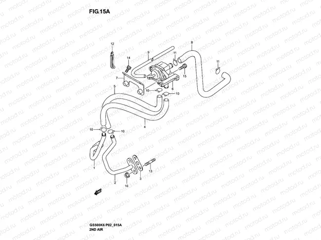 15A - 2ND AIR (MODEL K4/K5/K6 P02, P19, P54)