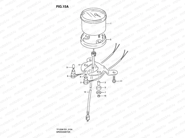 15A - SPEEDOMETER (MODEL W/K5)