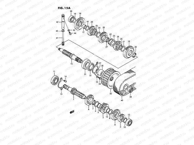15A - TRANSMISSION (MODEL M/R E02,E04,E15,E16,E17,E18,E22,E25,E39,E53)