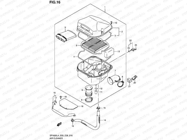 16 - AIR CLEANER