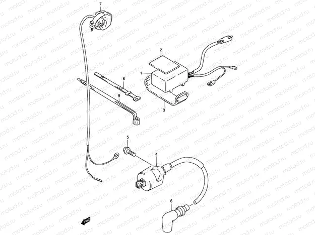 16 - CDI UNIT - IGNITION COIL