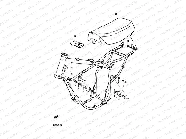 16 - FRAME - SEAT