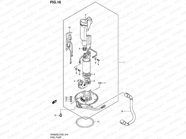 16 - FUEL PUMP