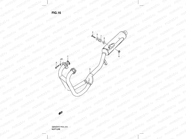 16 - MUFFLER
