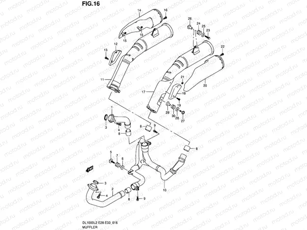 16 - MUFFLER