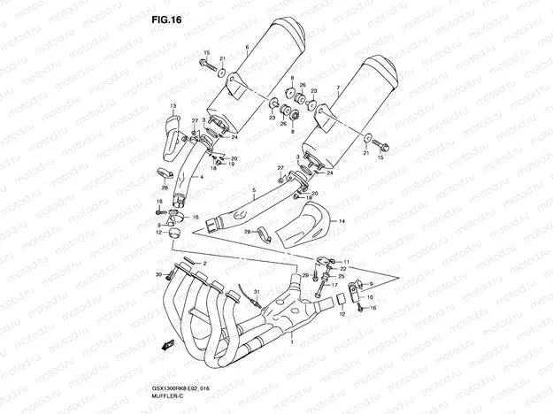 16 - MUFFLER