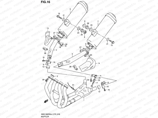 16 - MUFFLER