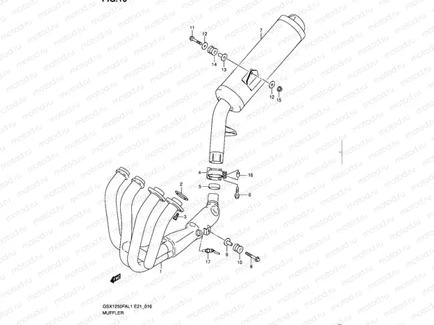 16 - MUFFLER
