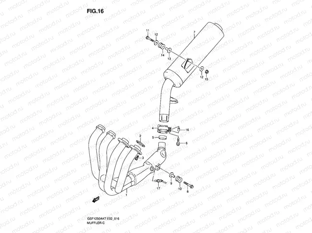 16 - MUFFLER