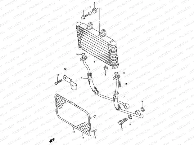 16 - OIL COOLER