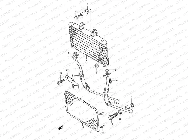 16 - OIL COOLER