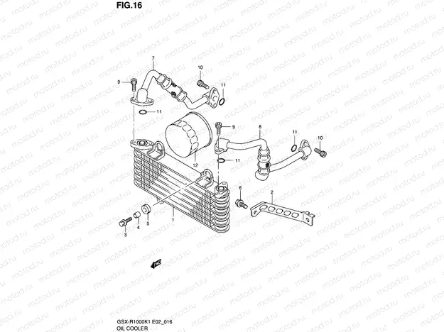 16 - OIL COOLER