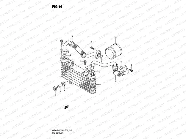 16 - OIL COOLER