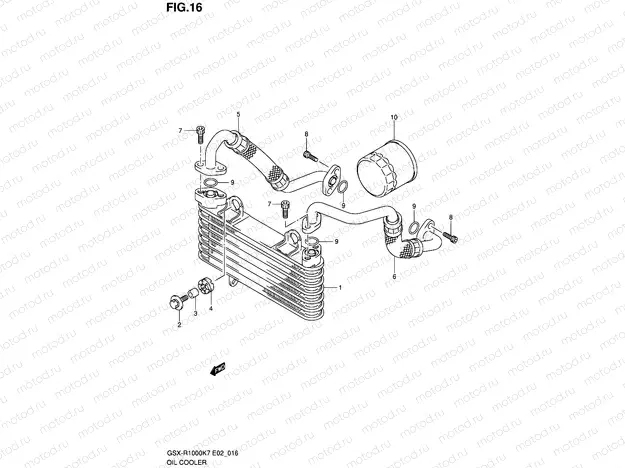 16 - OIL COOLER