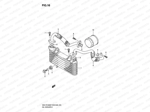 16 - OIL COOLER