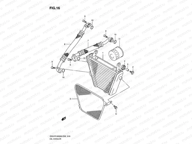 16 - OIL COOLER