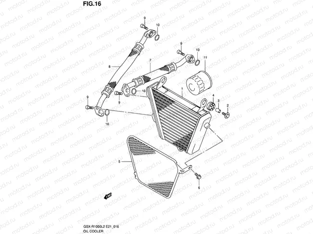 16 - OIL COOLER