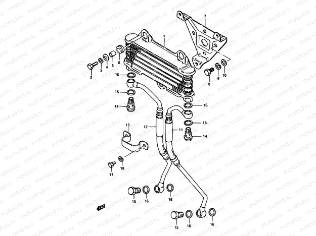 16 - OIL COOLER