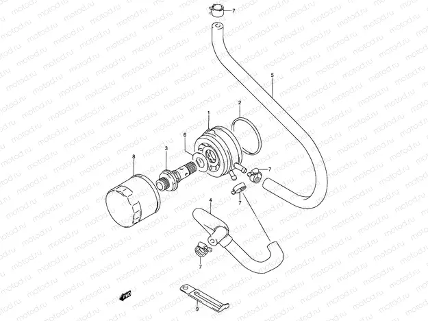 16 - OIL COOLER - OIL FILTER