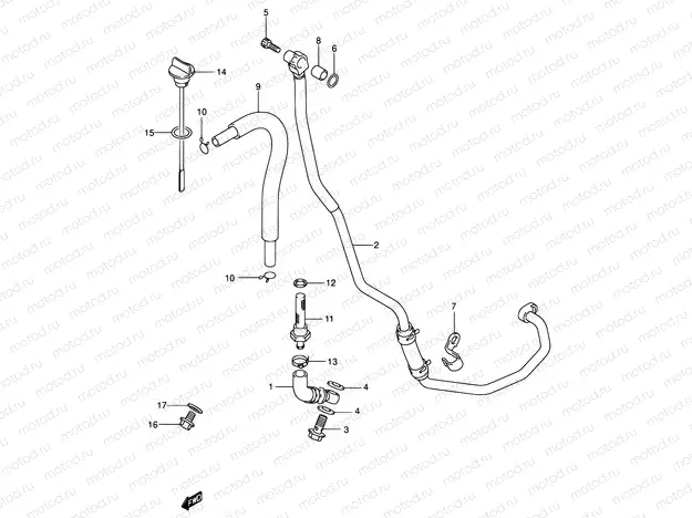 16 - OIL HOSE