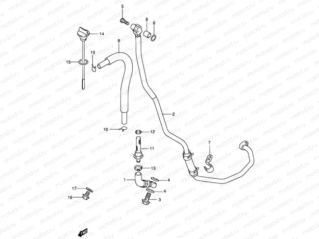 16 - OIL HOSE