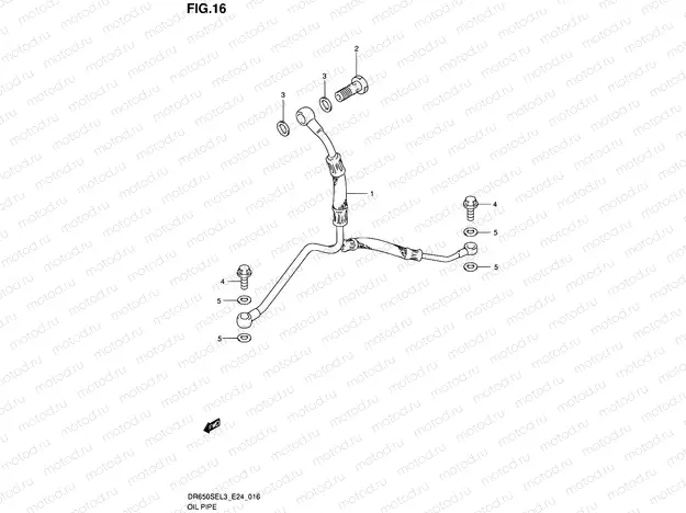 16 - OIL PIPE