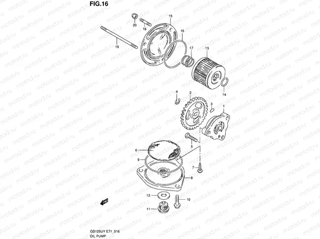 16 - OIL PUMP