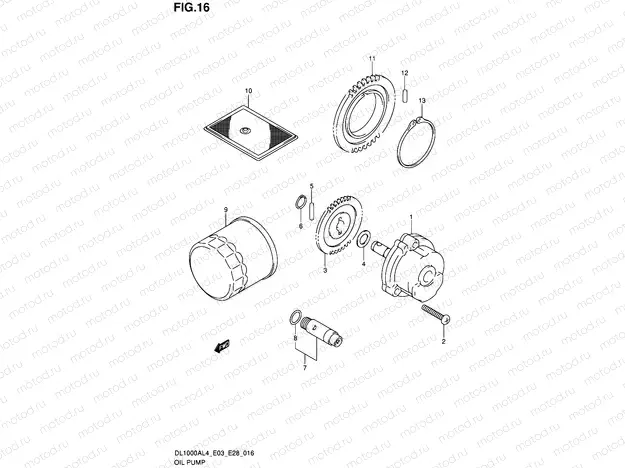 16 - OIL PUMP