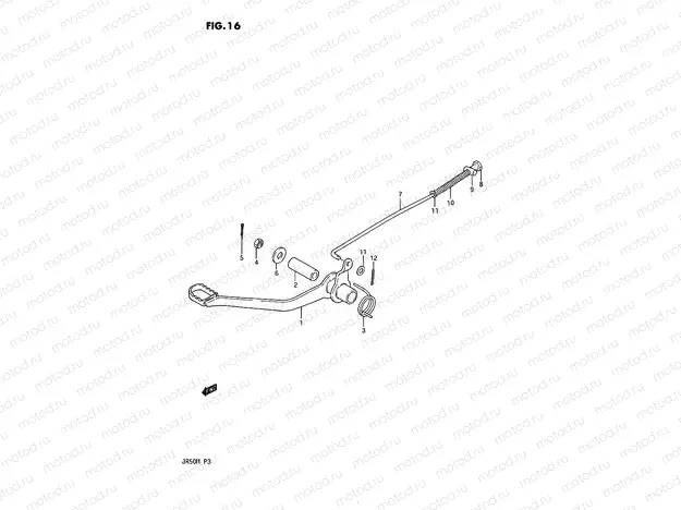 16 - REAR BRAKE