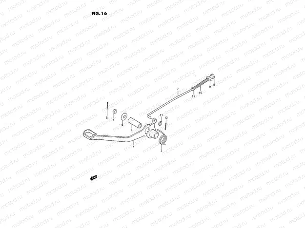 16 - REAR BRAKE