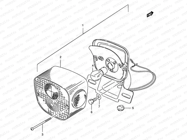 16 - REAR COMBINATION LAMP