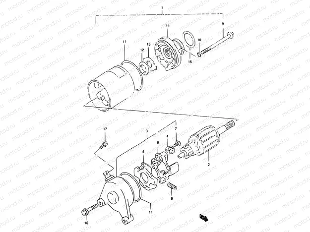 16 - STARTING MOTOR