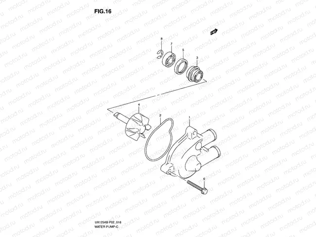 16 - WATER PUMP