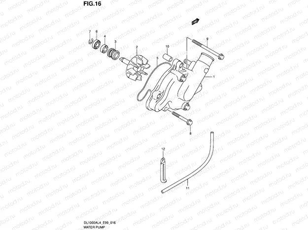 16 - WATER PUMP