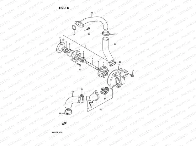 16 - WATER PUMP