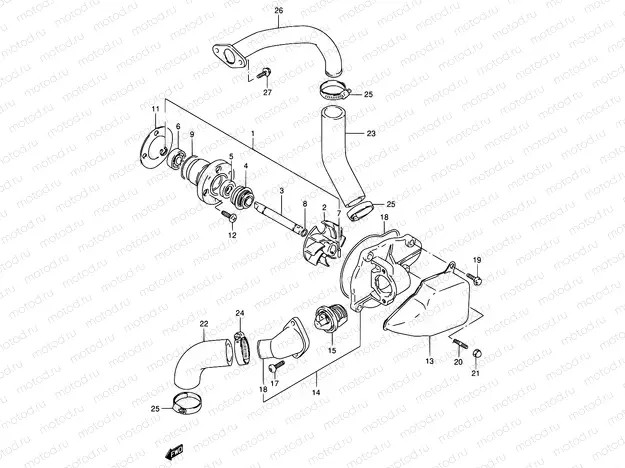 16 - WATER PUMP