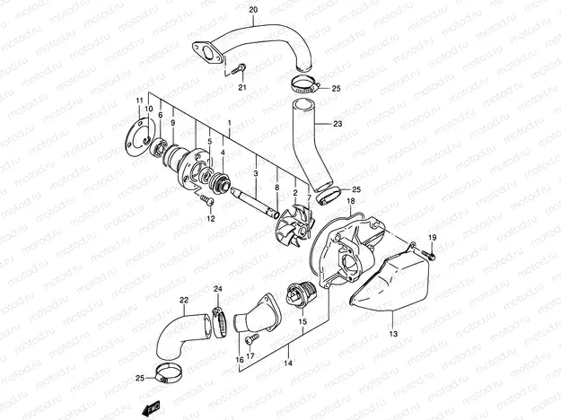 16 - WATER PUMP