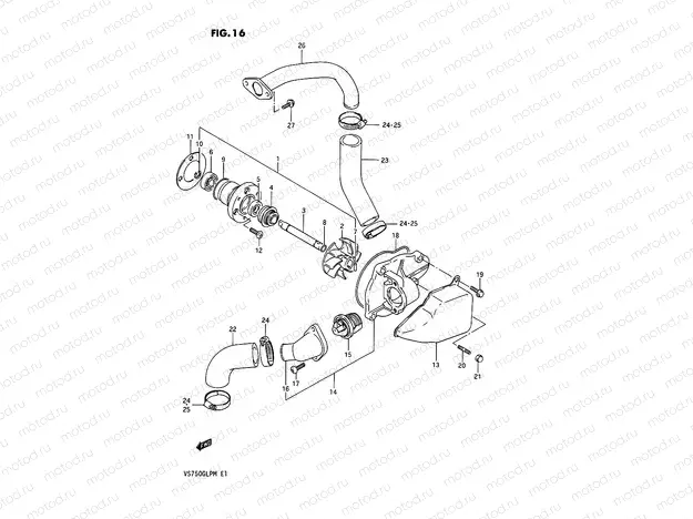 16 - WATER PUMP