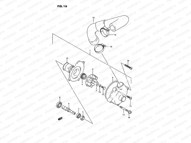 16 - WATER PUMP