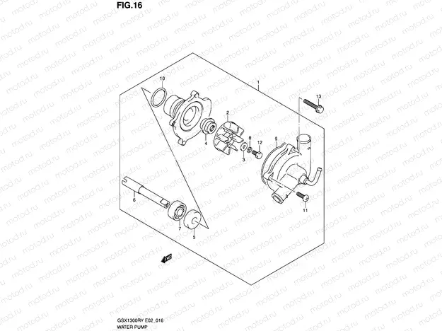 16 - WATER PUMP