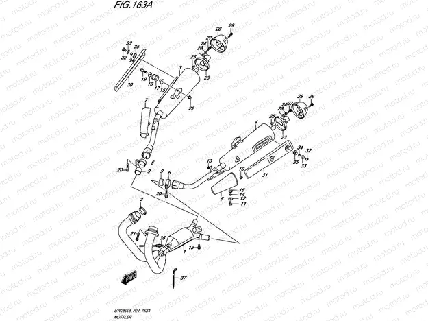 163A - MUFFLER