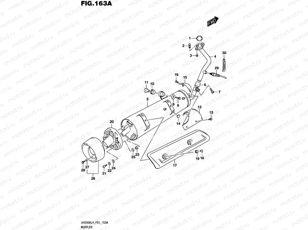 163A - MUFFLER
