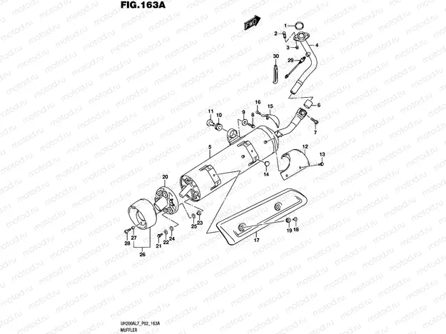 163A - MUFFLER