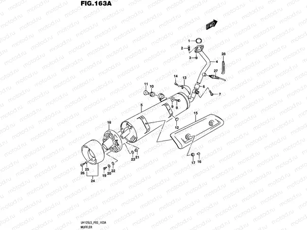 163A - MUFFLER