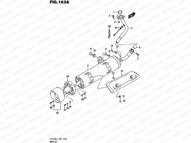 163A - MUFFLER