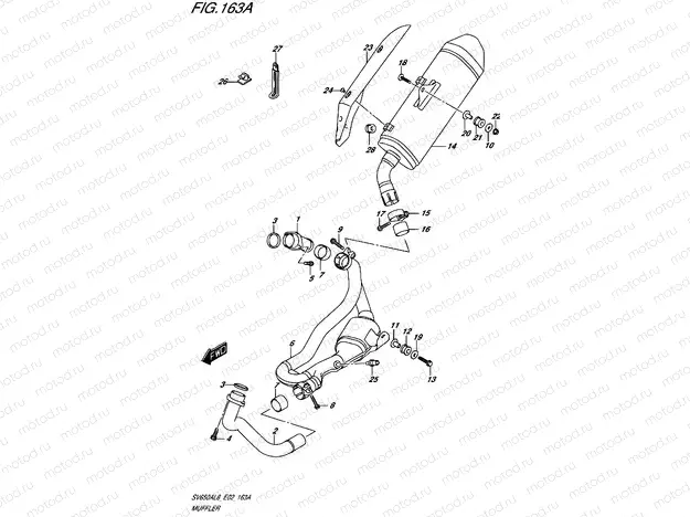 163A - MUFFLER
