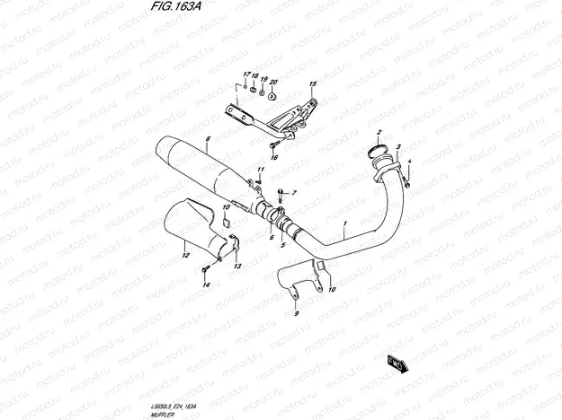 163A - MUFFLER