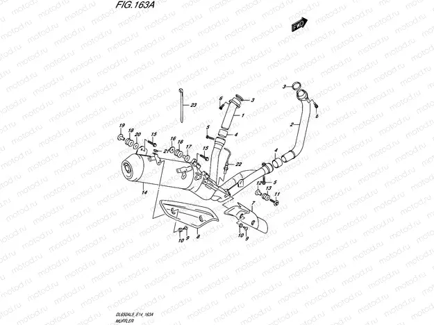 163A - MUFFLER