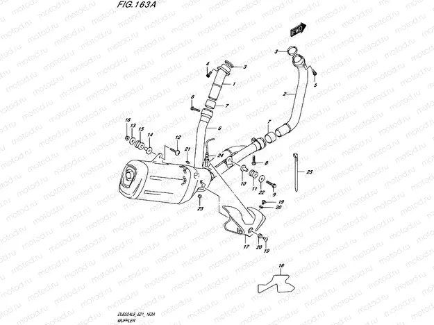 163A - MUFFLER